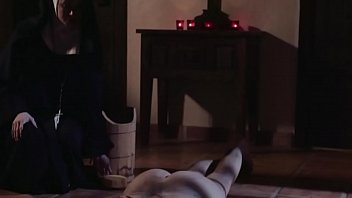 Preview 1 of Brezzersexvideo - Nun finds and helps horny chick - Mona Wales,  Serene Siren