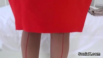 Preview 4 of Xxx Move Ramatk - Unfaithful english mature lady sonia flashes her massive naturals