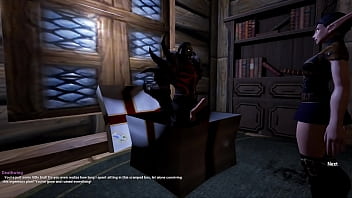 Preview 4 of Video Rub Panty - Whorecraft xmas ep2 gameplay
