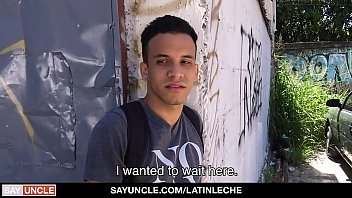 Preview 2 of Bbc Huge Interracial Gangbang - Innocent Boy (Hector) Picked Up From An Allay And Convinced To Have Sex For Money - Latin Leche