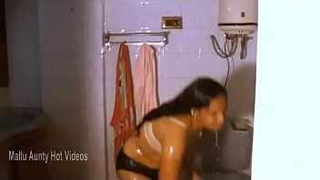 Preview 4 of Sxi India - ANJALI (Telugu) - Lovely Bathing in BATHROOM