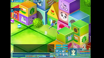 Preview 1 of Homeless Blonde Double Fucked - Jogando digimon RPG