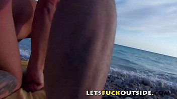 Preview 4 of Top Tan Xxx - Let&#039_s Fuck Outside - Beach Anal Fuck On Small Tits