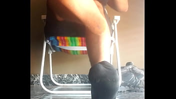 Preview 2 of 18 Bang Bros Iraq - Colocando a bota pra iniciar o dia e o chule