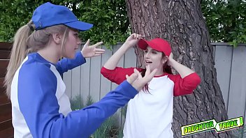 Preview 2 of Beach Aloha Tube - Pervy swapping stepdaughters and eating their clits