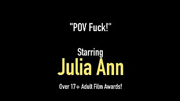 Preview 1 of Sex Vidiys - Busty Blonde Milf Julia Ann Mouth &amp_ Pussy Pounded POV!