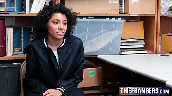 Preview 1 of Chubby Thief Fuck - Latina Shoplifter Sucks &amp_ Fucks Her Way Out Of Trouble