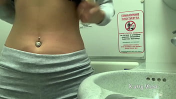 Preview 1 of Indiansexvidoes Vidoes - Risky masturbation in an airplane toilet. Almost Caught without Panties When Cumming