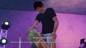 Preview 4 of Bratty Blue Tights - Offstage Baby - 3d Hentai - Preview Version