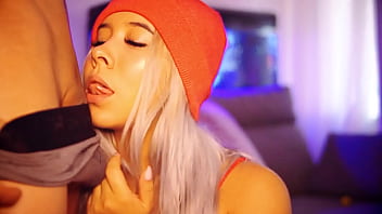 Preview 1 of Xhametrs Com - This Blonde Latina&#039_s Daily Obsession: Sucking Cock Until Her Mouth Is Overflowing with Cum!