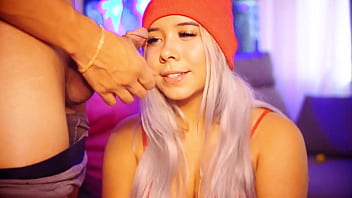 Preview 4 of Xhametrs Com - This Blonde Latina&#039_s Daily Obsession: Sucking Cock Until Her Mouth Is Overflowing with Cum!
