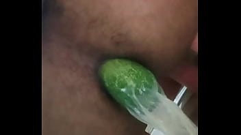 Preview 4 of Teachers And Students Fuck - Inserting cucumber