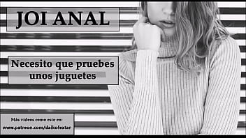 Preview 4 of Jodi Tayler Porn - JOI anal. La due&ntilde_a del sex shop quiere probar unos juguetes contigo.