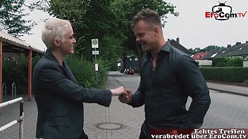 Preview 1 of Xxxporn Sex Videos Hd - Deutsche kurzhaarige blondine mit natur busen schleppt mann ab