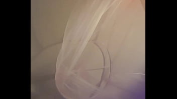 Preview 4 of Woman With Chastity Belt Peeing - My wife loves it