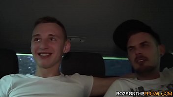 Preview 1 of More Man Fucking Women - Tattooed Adam Watson seduced and hard fucked cute gay in van