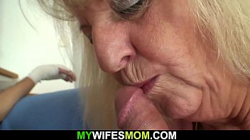 Preview 4 of Sunny Lane Xxxmoviescom - Old blonde motherinlaw sucks and rides his huge dick