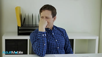 Preview 1 of Sta Jay - ADULTMOBILE - Armani Black Is Excited That Lucas Frost Is Coming To Her House To Fuck Her While Her Husband Watches