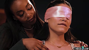 Preview 2 of Hejut Haband - Ebony babe Lily Starfire pamper her tranny GF Zariah Aura in every way
