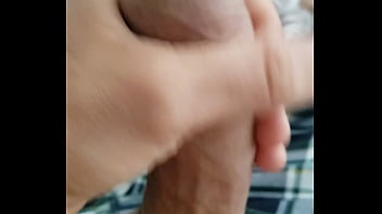 Preview 1 of Hung Shemale Cum Solo - Paja ma&ntilde_anera