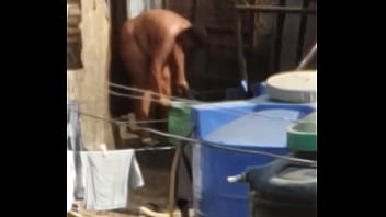 Preview 3 of Xxvidocome - Ebony bbw caught on camera bathing