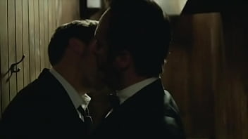 Preview 2 of Dog Saxs Video - Alex DImitriades and Patrick Brammall gay kiss from movie Ruben Guthrie | GAYLAVIDA.COM