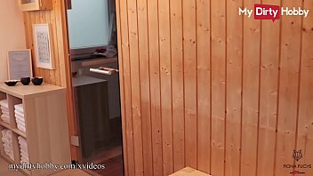 Preview 2 of Vibrators Egg - - Fit teen with big tits fucks the yoga instructor in the locker room and swallows
