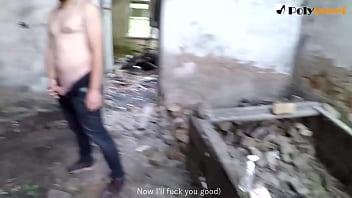 Preview 2 of Wgbad Sex Party Program Video - Публичная доминация на заброшке с неожиданным концом. (с граффити)