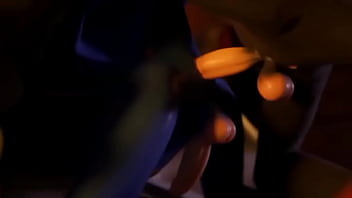 Preview 2 of Abella Anderson Gets Drilled - Sonic and Shadow having chaos control - Altrix3D