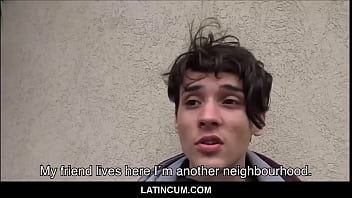 Preview 1 of Midget Ron Jeremy - Amateur Skinny Latin Twink Boy Jael Sex With Stranger Azul For Cash POV