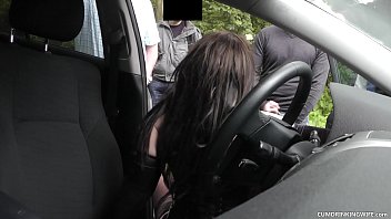 Preview 1 of One Bur In Two Land - Hot wife gangbanged by random strangers at a rest area