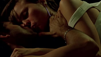 Preview 3 of Bom Sis - Esmeralda Moya ass - SEX,  PARTY &amp_ LIES - hot kissing,  upskirt,  sexy Spanish actress,  green panties,  tongue,  butt - Mentiras y Gordas