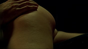 Preview 4 of Bom Sis - Esmeralda Moya ass - SEX,  PARTY &amp_ LIES - hot kissing,  upskirt,  sexy Spanish actress,  green panties,  tongue,  butt - Mentiras y Gordas