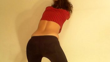Preview 1 of Sucking Teen Feet Jizzed - Nervous girl tries porno.