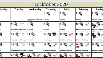 Preview 2 of Ape Tuib - Locktober 2020 - The tasks that each proper chastity slave should perform that month of the year. You have to follow all the tasks consistently. You must not skip any task. Any task you miss for whatever reason,  means your dick stays locked an extra day.