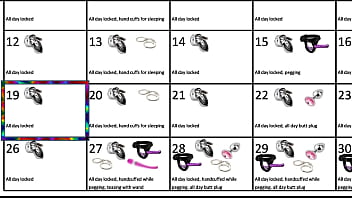 Preview 3 of Ape Tuib - Locktober 2020 - The tasks that each proper chastity slave should perform that month of the year. You have to follow all the tasks consistently. You must not skip any task. Any task you miss for whatever reason,  means your dick stays locked an extra day.