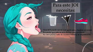 Preview 1 of Xxxx Rab - JOI CEI Extremo y asqueroso con Jinx de League of legends. Voz espa&ntilde_ola.