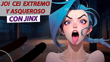 Preview 4 of Xxxx Rab - JOI CEI Extremo y asqueroso con Jinx de League of legends. Voz espa&ntilde_ola.