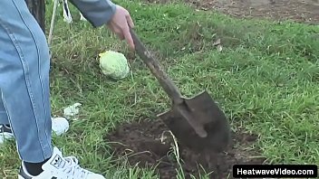 Preview 1 of Hd Sex Pov Erotic - Pervert granny gets banged by a much y. man right in the middle of the backyard