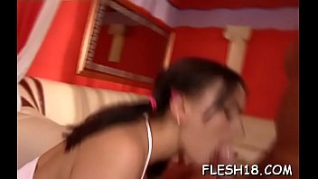 Preview 2 of Stunning 18 Year Olf - Pole visits sexy teen Lola&#039_s twat