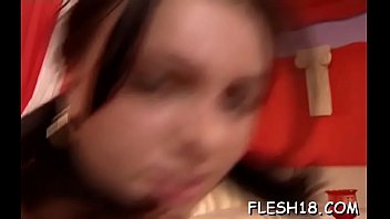 Preview 3 of Stunning 18 Year Olf - Pole visits sexy teen Lola&#039_s twat
