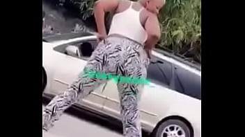 Preview 3 of Trump Teanna - Nigerian Lady Dances Naked On The Road.