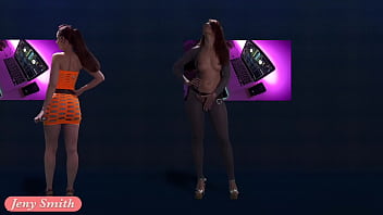 Preview 3 of Boobs Mominlaw - Naked Singer on stage. Virtual Reality