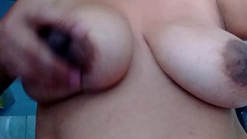 Preview 2 of Cums Hard Pov - Tocando mis tetitas