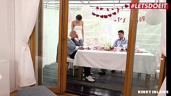 Preview 2 of Cd Mouthful - LETSDOEIT - #Cindy Shine - Cheating Bride Takes Stepson&#039_s Cock While Her New Husband s. Right Next To Them