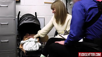 Preview 1 of Hotel Asian Diary - Evie Christian Gets Busted With Her Baby Stroller for Shoplifting
