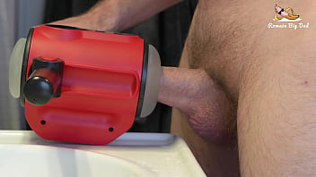 Preview 1 of Saxye Xxx - Calvin 9 Thrusting &amp_ Vibrating Massage Training and Masturbator 2 IN 1 BESTVIBE Sex Toy