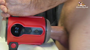 Preview 4 of Saxye Xxx - Calvin 9 Thrusting &amp_ Vibrating Massage Training and Masturbator 2 IN 1 BESTVIBE Sex Toy