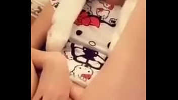 Preview 2 of Japanis Slipping Sex Video - Hello Kitty teen pisses seductively