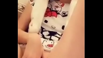 Preview 4 of Japanis Slipping Sex Video - Hello Kitty teen pisses seductively